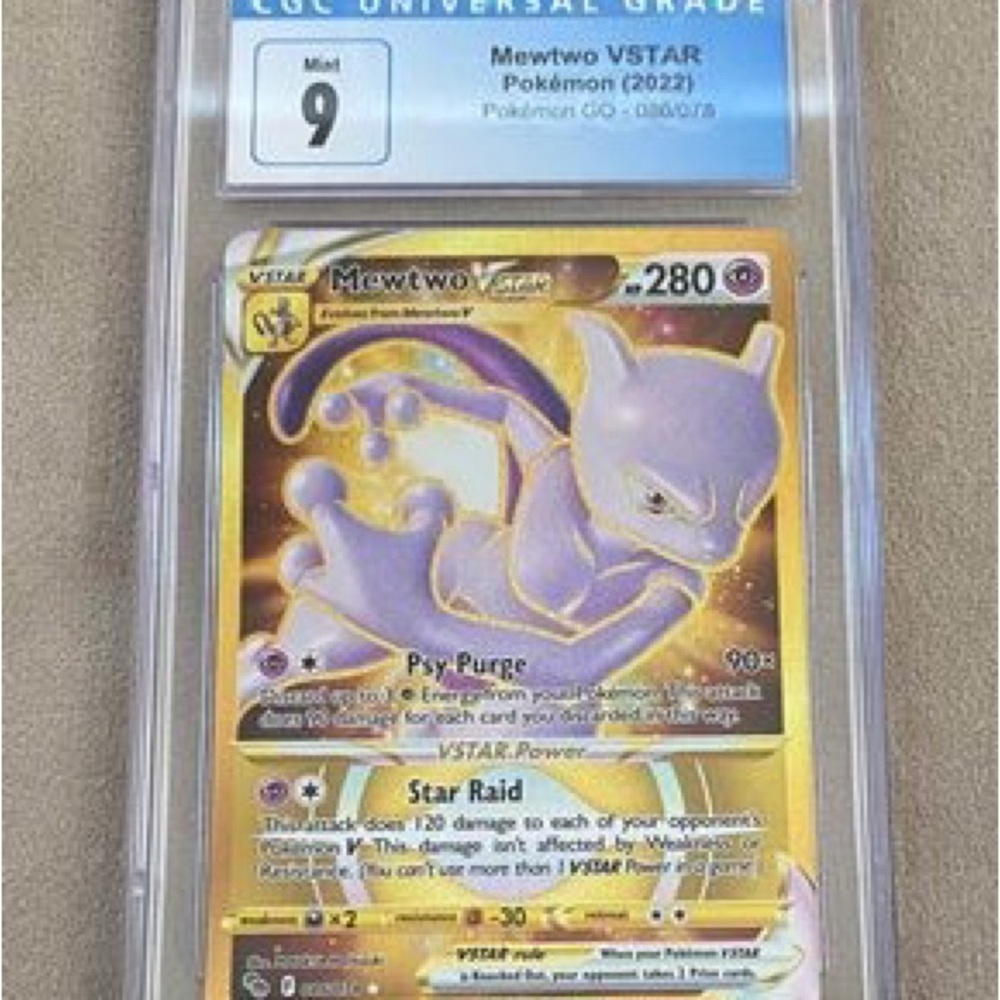 Mewtwo VSTAR #086/078 CGC 9 Gold Secret Rare